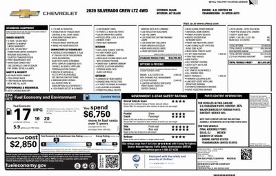 2020 Chevrolet Silverado 1500 LTZ