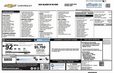 2024 Chevrolet Blazer EV RS
