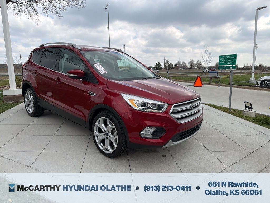 Used 2019 Ford Escape Titanium with VIN 1FMCU0J95KUA54237 for sale in Kansas City