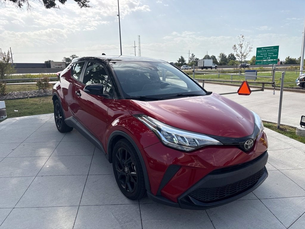 Used 2021 Toyota C-HR Nightshade with VIN JTNKHMBX1M1112577 for sale in Kansas City