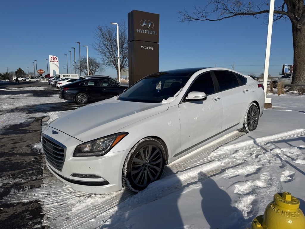 Used 2015 Hyundai Genesis Base with VIN KMHGN4JF1FU066239 for sale in Kansas City