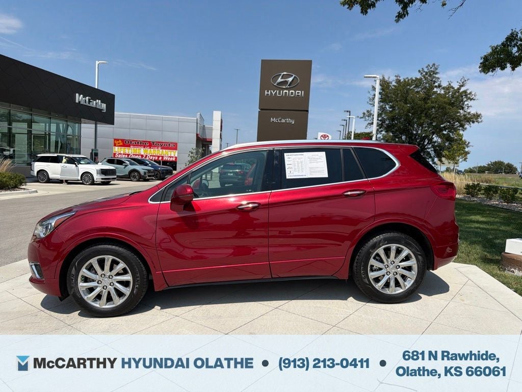 Used 2019 Buick Envision Essence with VIN LRBFXCSA7KD128551 for sale in Kansas City