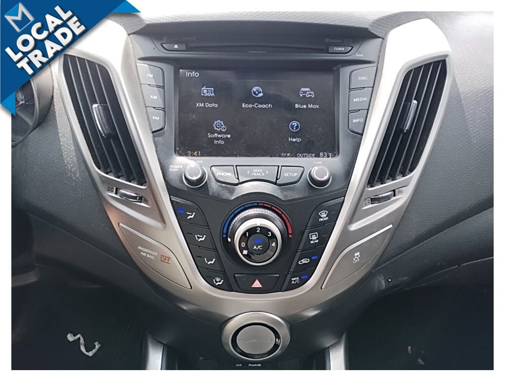 2012 Hyundai VELOSTER Base W/Black