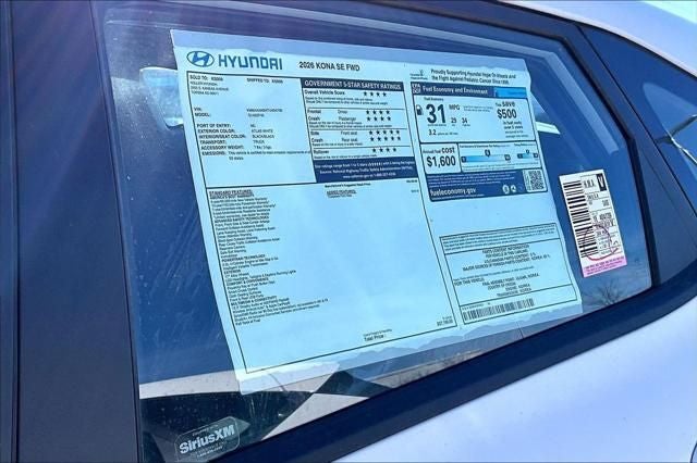 2026 Hyundai KONA SE FWD