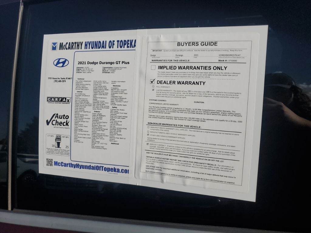 2021 Dodge Durango GT Plus