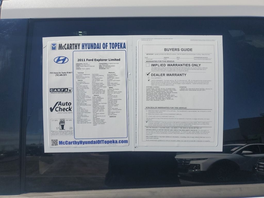 2011 Ford Explorer Limited