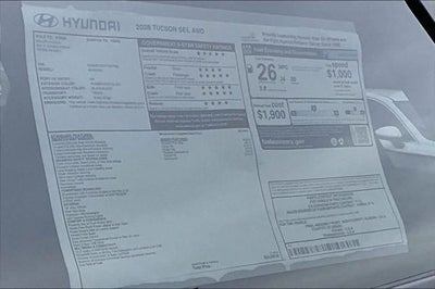 2026 Hyundai TUCSON SEL