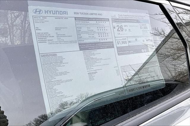 2026 Hyundai TUCSON Limited