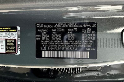 2026 Hyundai SANTA FE HYBRID Limited