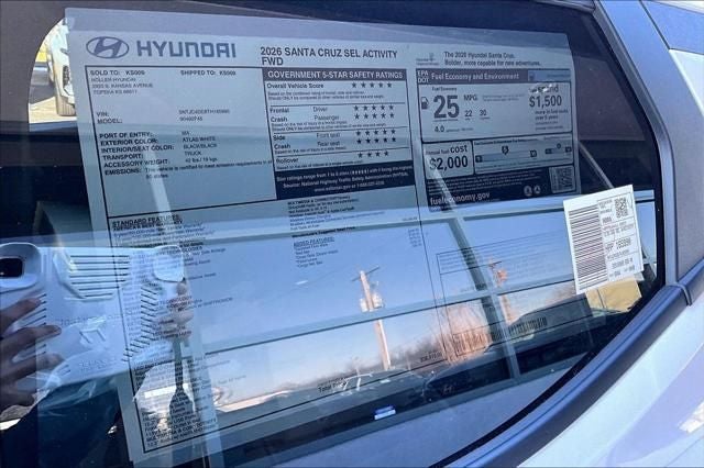 2026 Hyundai SANTA CRUZ SEL Activity FWD