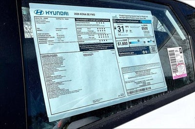 2026 Hyundai KONA SE FWD