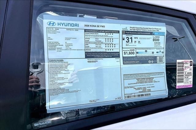 2026 Hyundai KONA SE FWD
