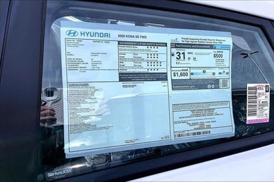 2026 Hyundai KONA SE FWD