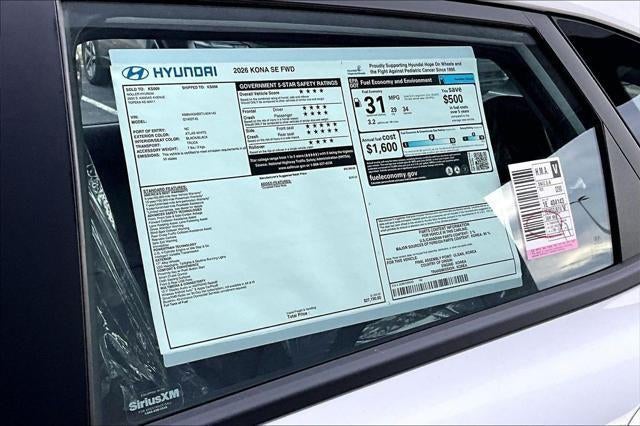 2026 Hyundai KONA SE FWD
