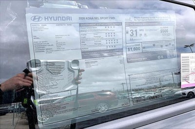 2026 Hyundai KONA SEL Sport FWD
