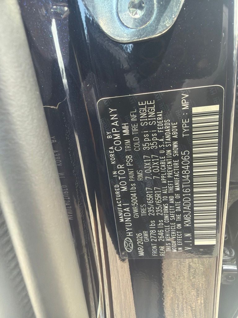2026 Hyundai TUCSON HYBRID Blue