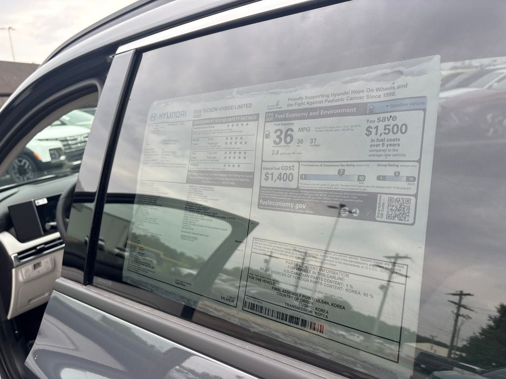 2026 Hyundai TUCSON HYBRID Limited
