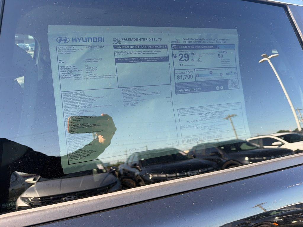 2026 Hyundai PALISADE HYBRID SEL 7P