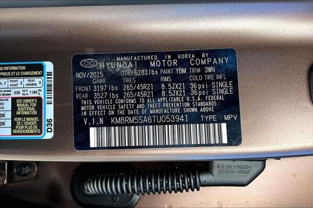 2026 Hyundai PALISADE HYBRID Calligraphy