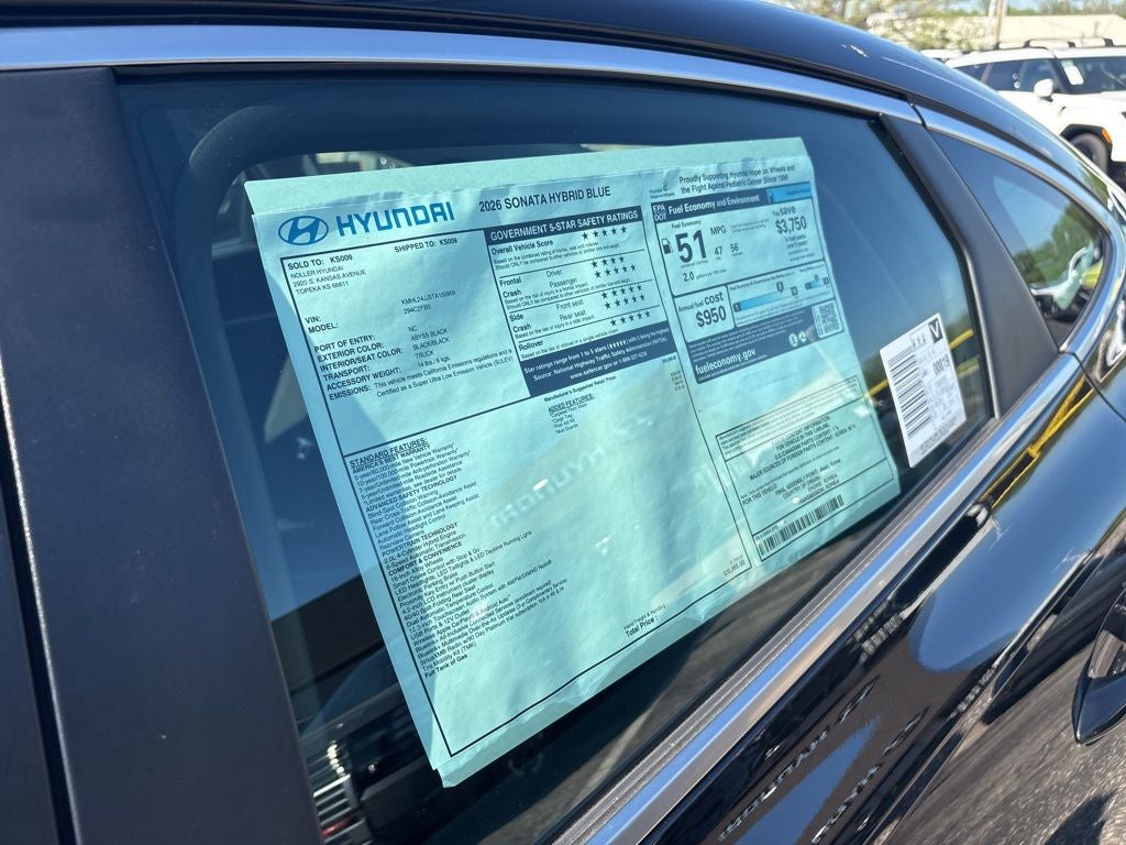 2026 Hyundai SONATA HYBRID Blue