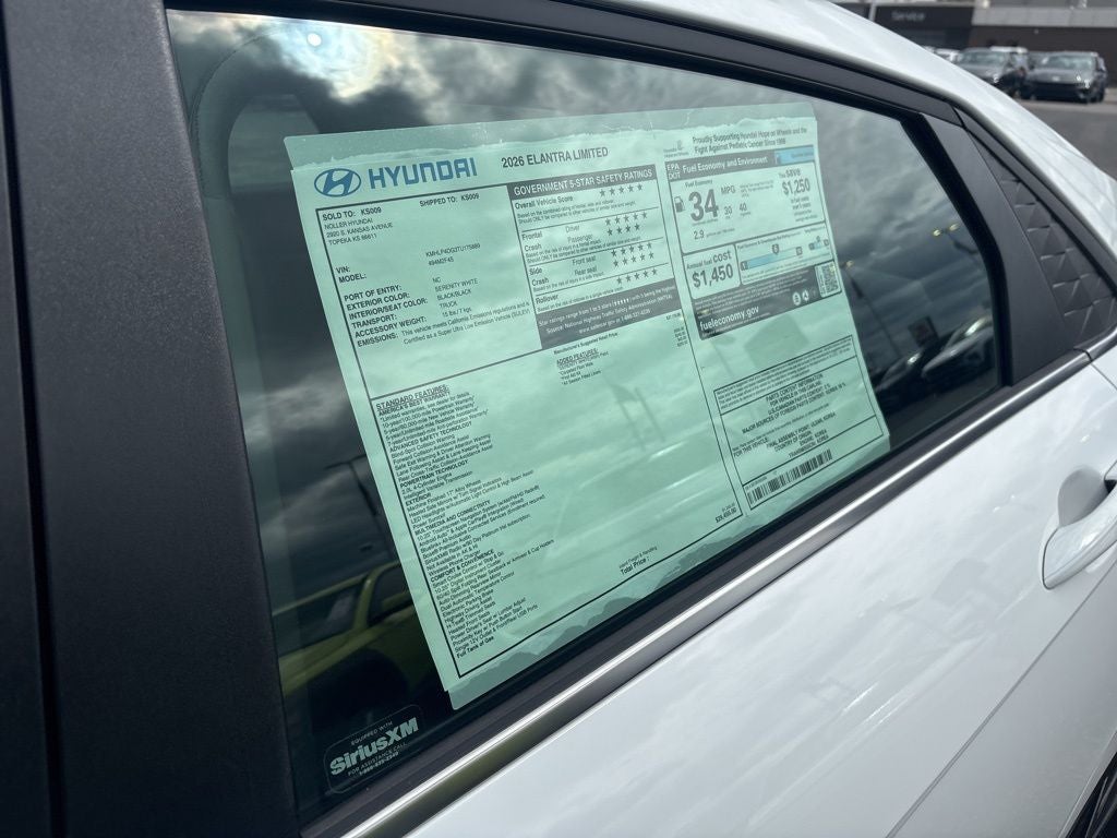 2026 Hyundai ELANTRA Limited