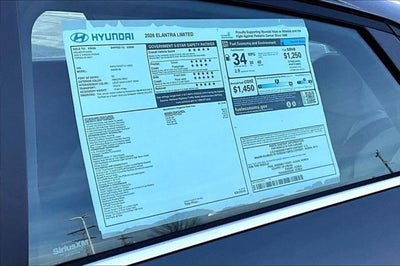 2026 Hyundai ELANTRA Limited