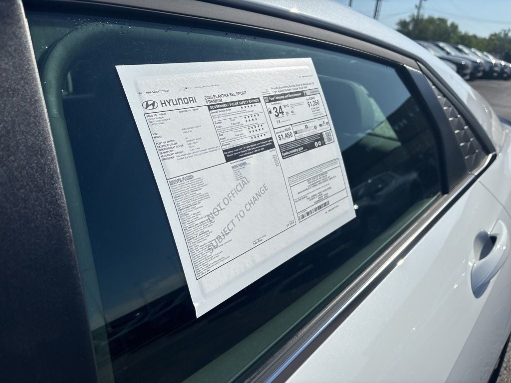 2026 Hyundai ELANTRA SEL Sport