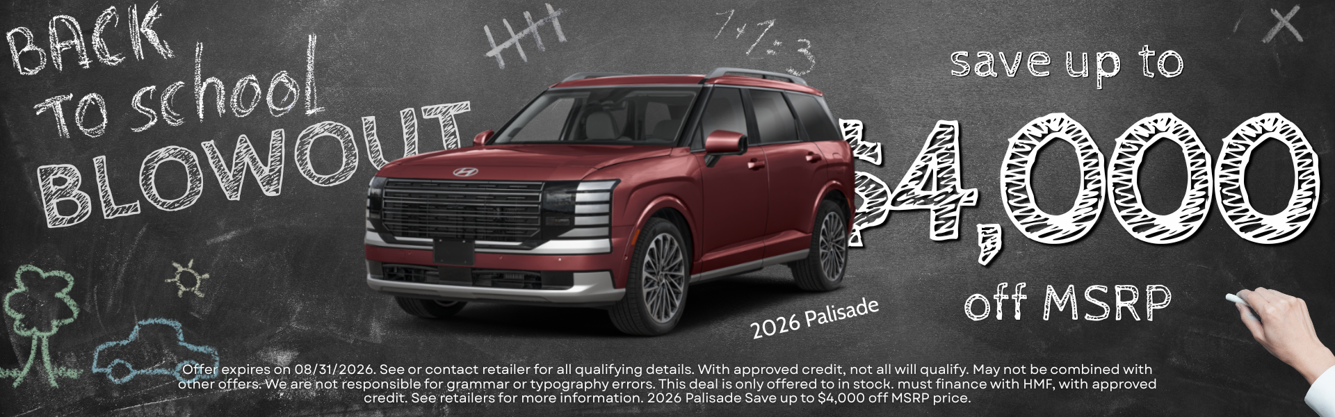 save up to $4000 off MSRP
